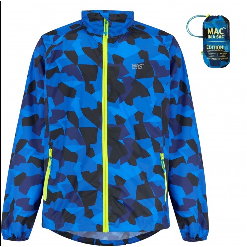 Яке водоустойчиво Mac in a Sac Origin 2 Edition Blue Camo Яке водоустойчиво Mac in a Sac Origin 2 Edition Blue Camo
